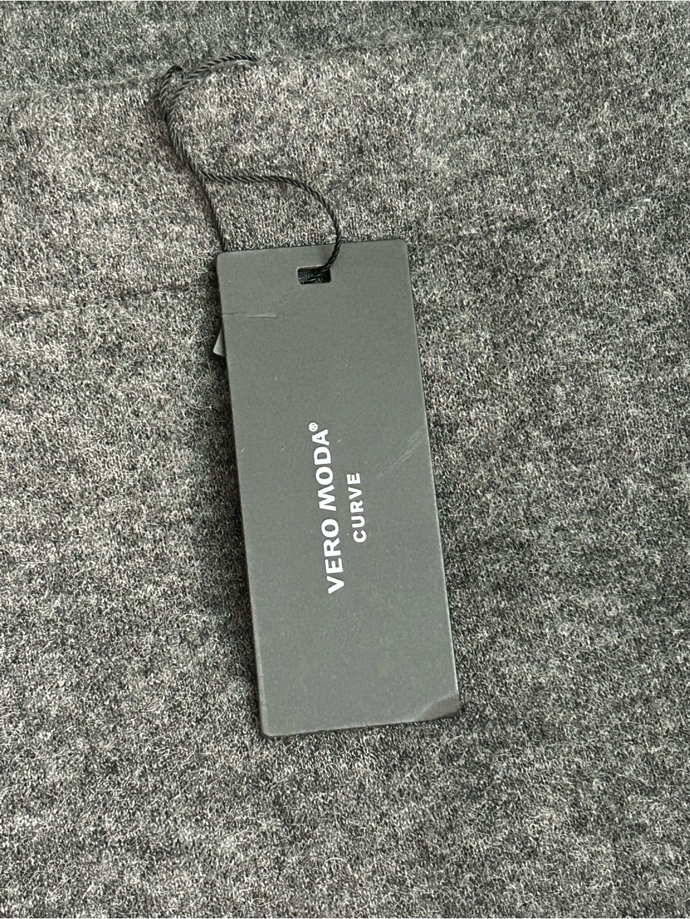 Vero Moda Gray Heather Knit Midi Skirt - Picture 3 of 6